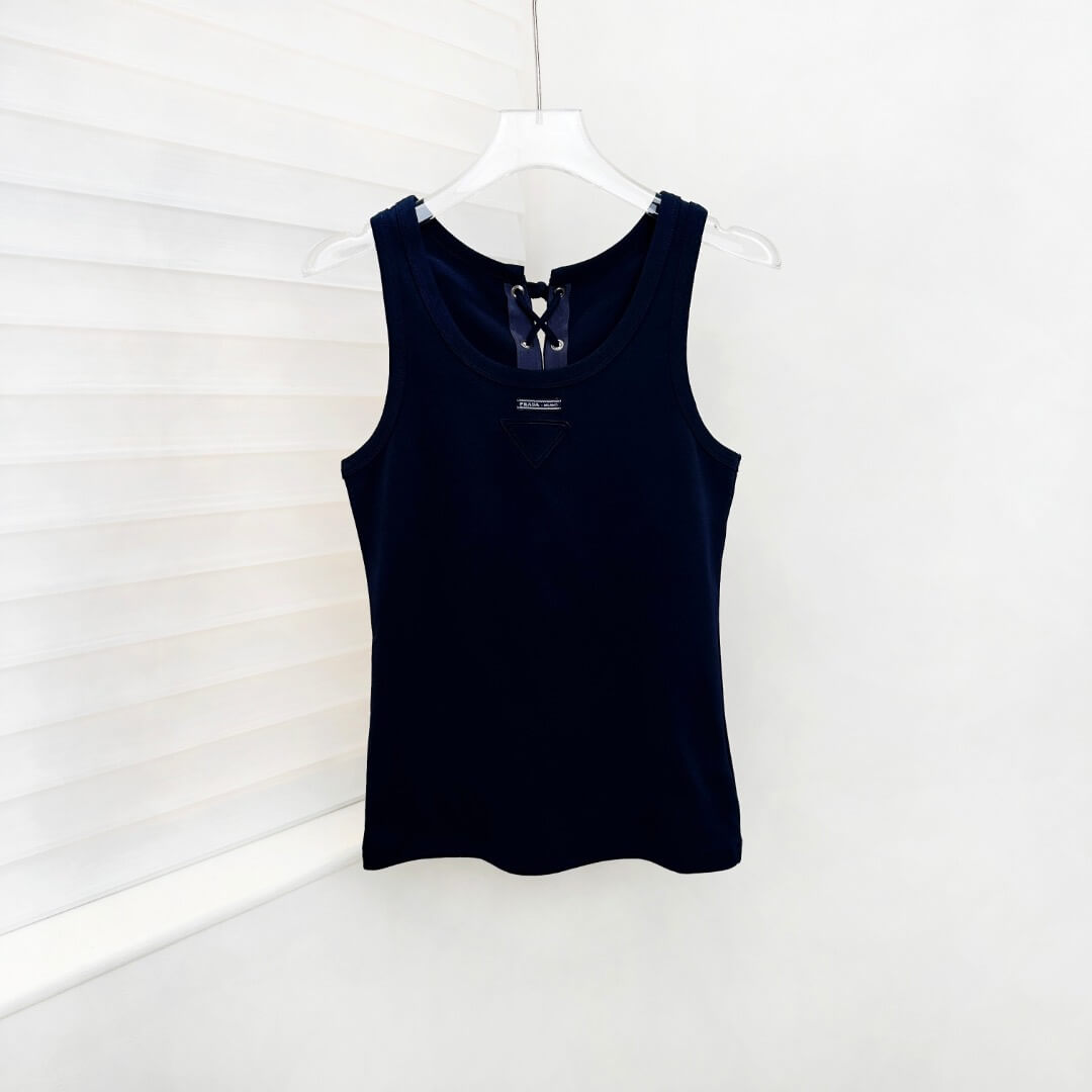 Minimalist Drawstring Reversible Vest