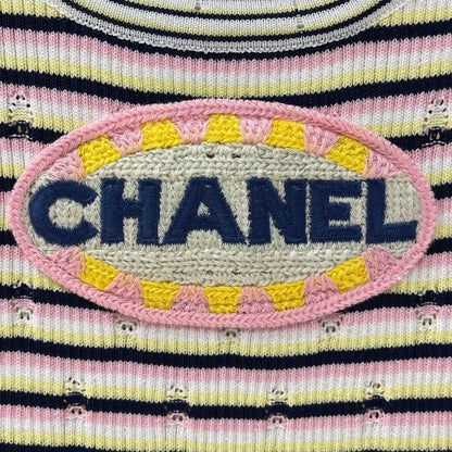 Letter Embroidered Colorful T-Shirt