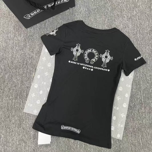 Horseshoe Sanskrit V-Neck T-Shirt