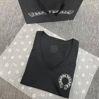 Horseshoe Sanskrit V-Neck T-Shirt