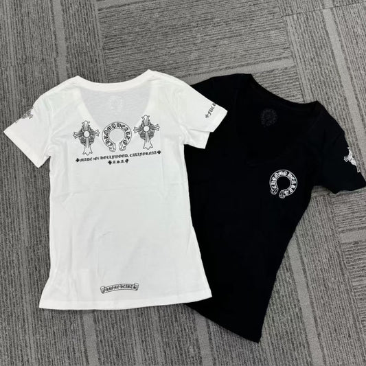 Horseshoe Sanskrit V-Neck T-Shirt