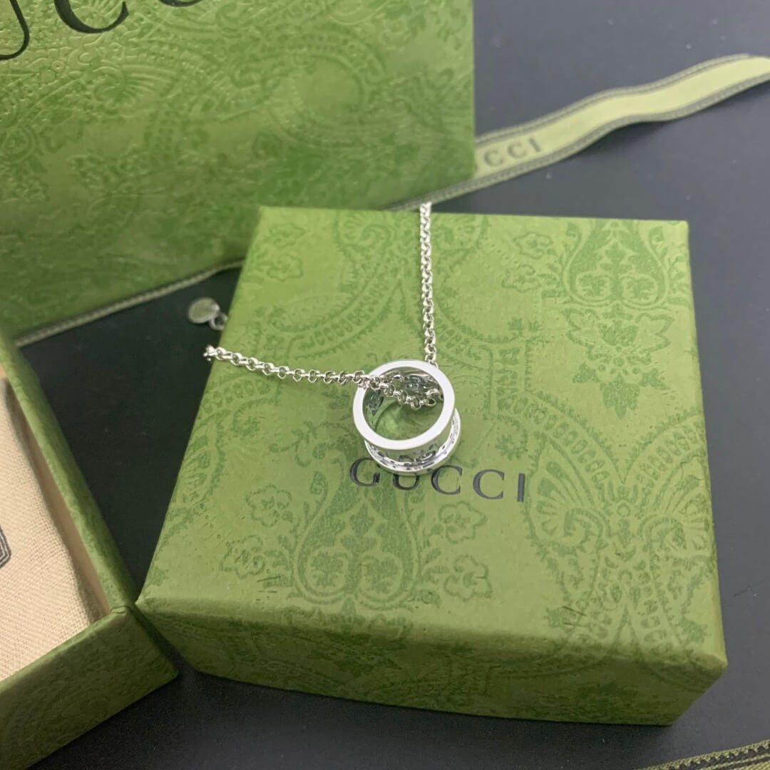 Vintage Cylinder Cut-Out Pendant Necklace