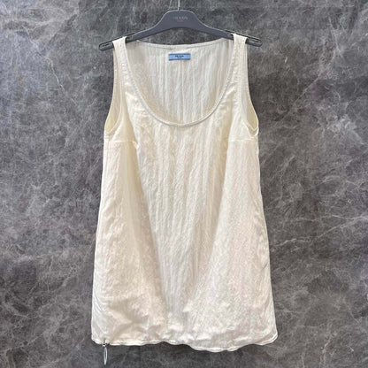 Casual Drawstring Utility Sleeveless Dress