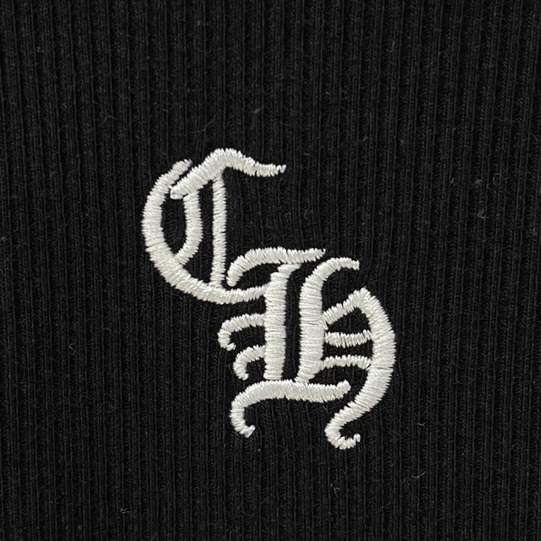 Sanskrit Embroidered Ribbed Vest