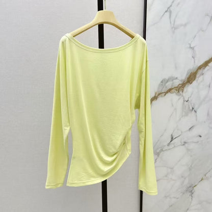 Casual Off-Shoulder Sun Protection Long Sleeve