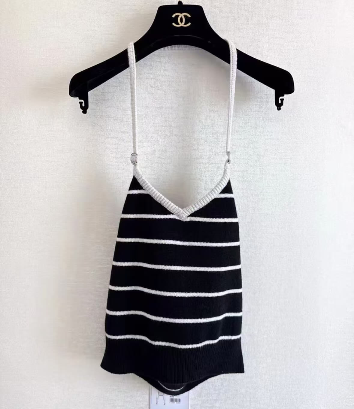 Striped Halter Knit Camisole