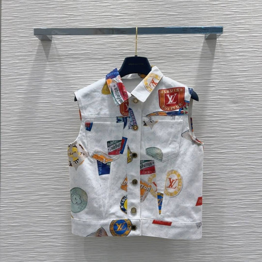 Fashionable American Style Vest & Shorts Set