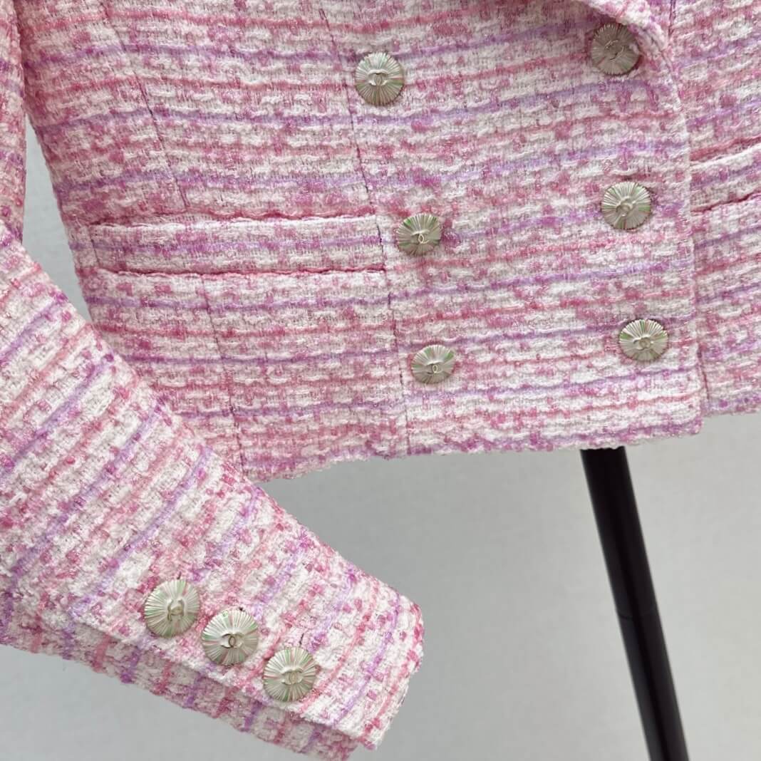 Retro Chic Wide Lapel Cropped Jacket