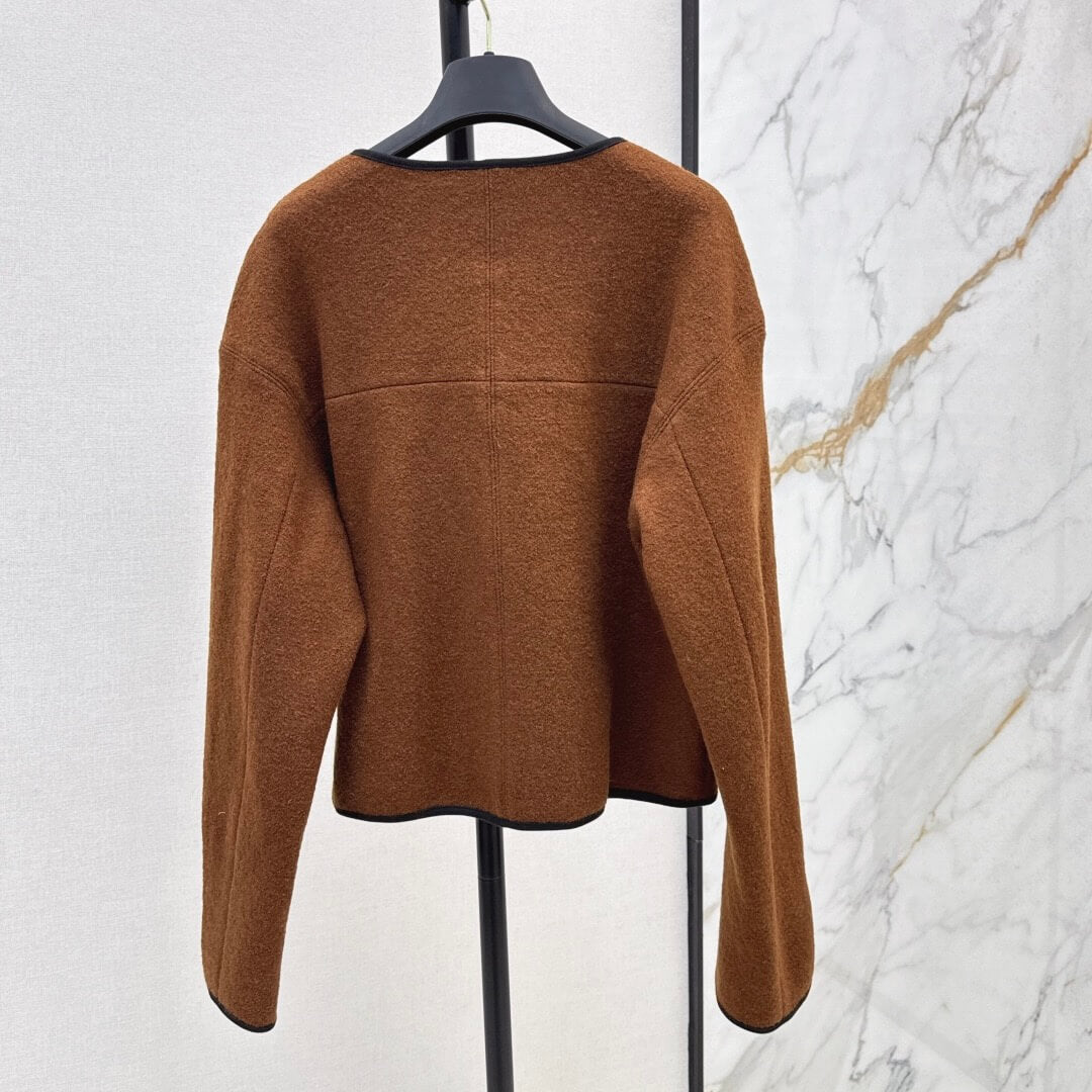 Vintage Classic Buckle Cape Coat