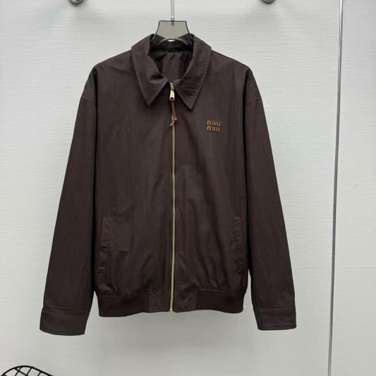 Vintage Brown Lapel Jacket Coat