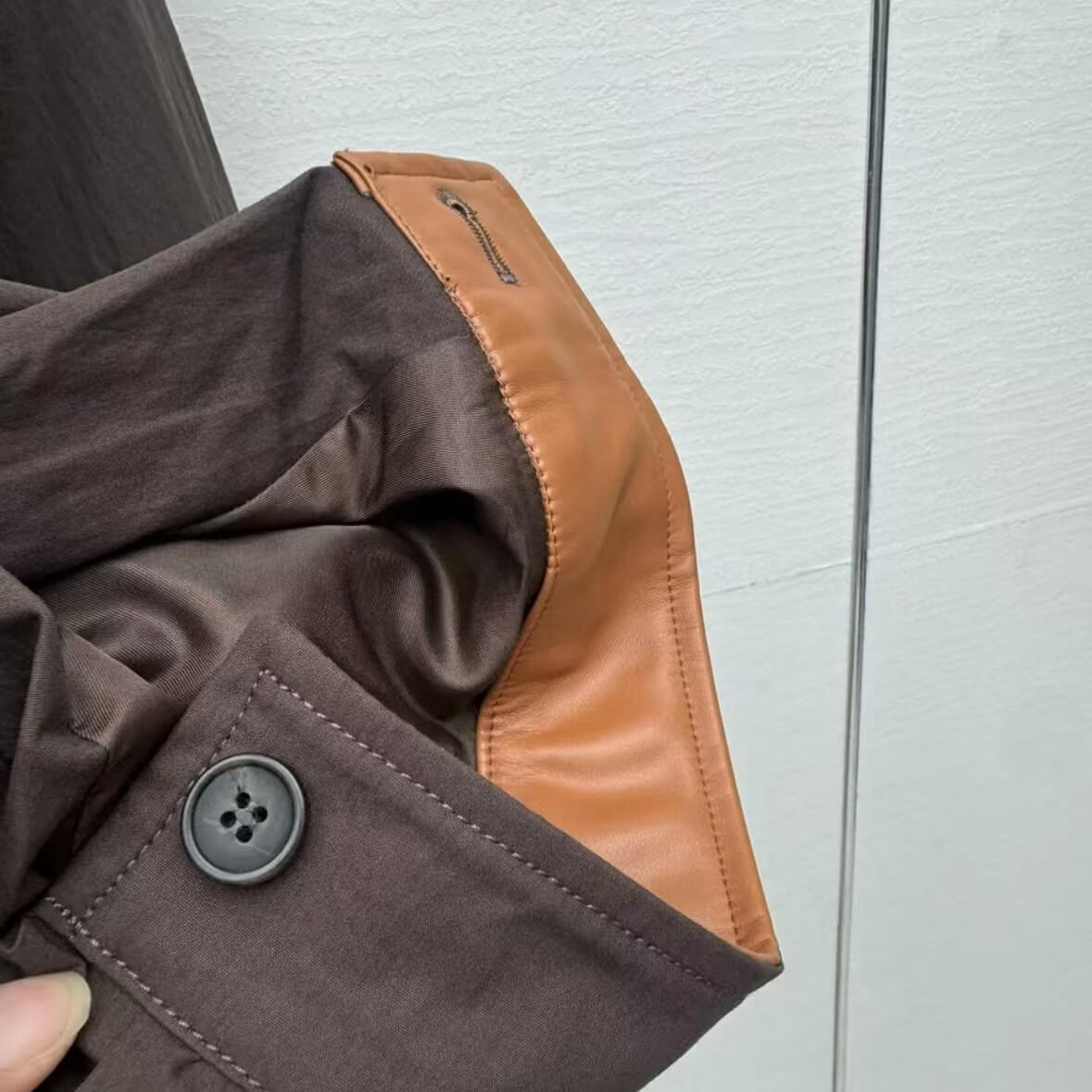 Vintage Brown Lapel Jacket Coat