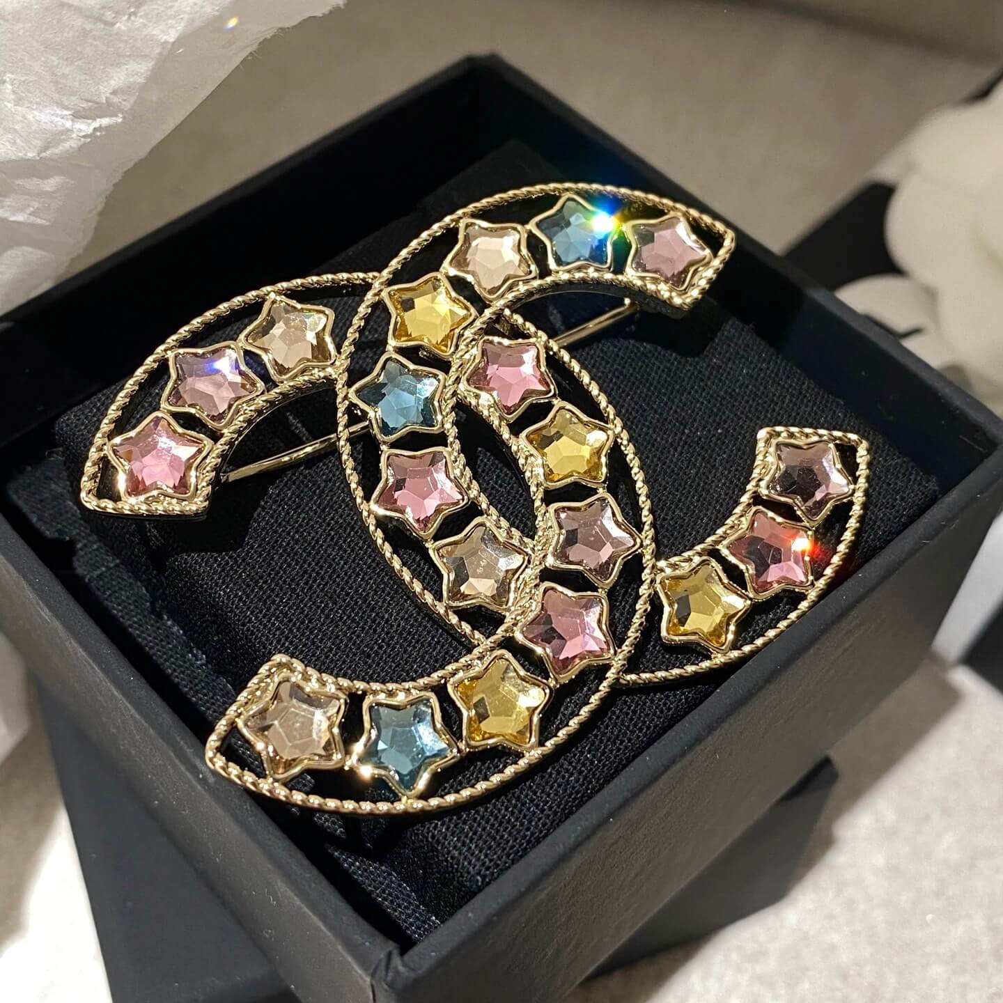 Colorful Star Brooch