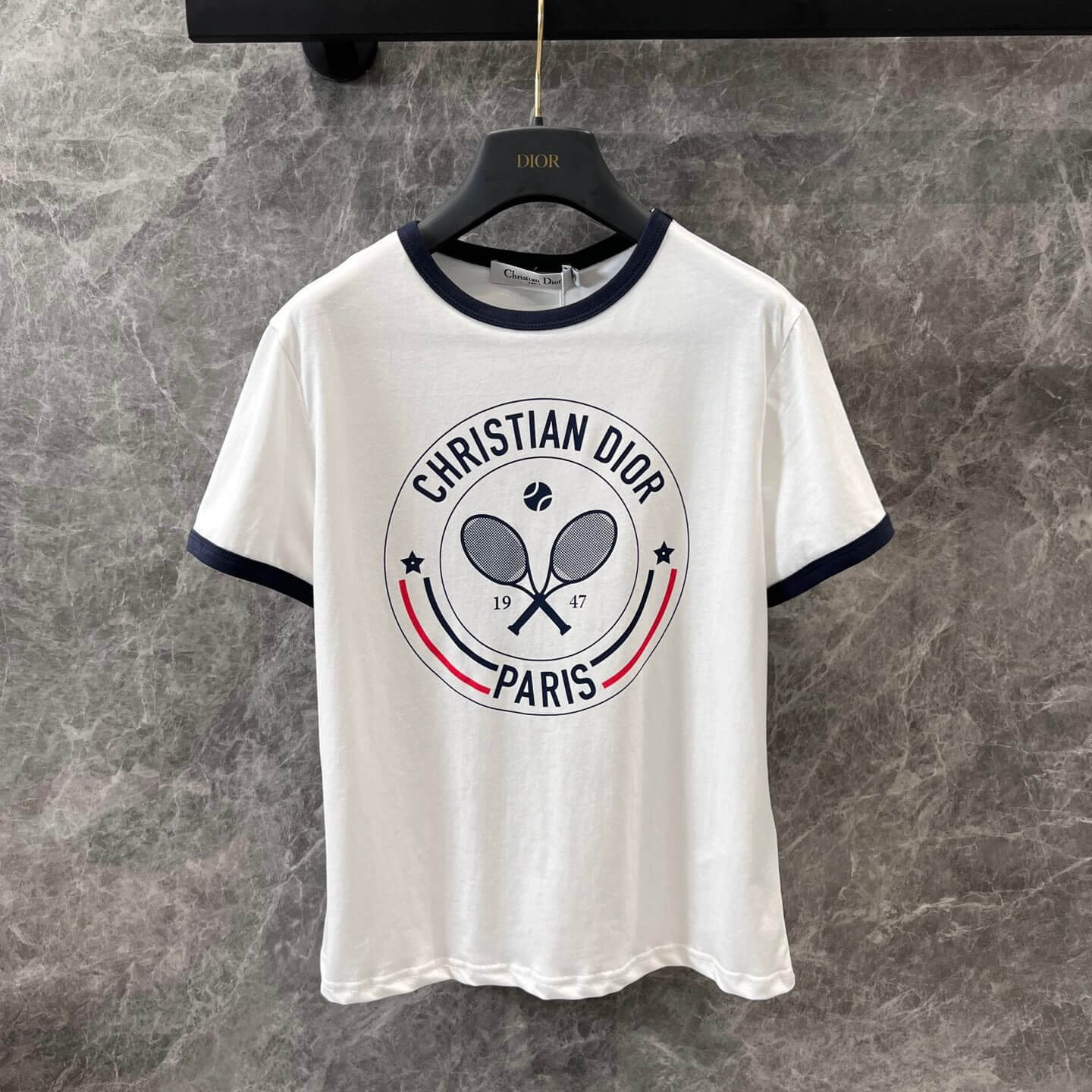 Tennis Racket Print T-Shirt