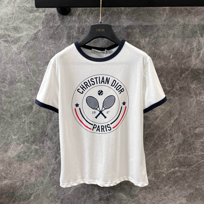 Tennis Racket Print T-Shirt