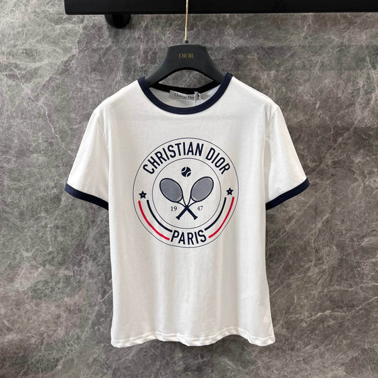 Tennis Racket Print T-Shirt