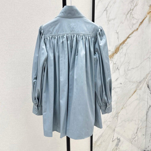 Minimalist Double-Pocket Mid-Length Trench Coat