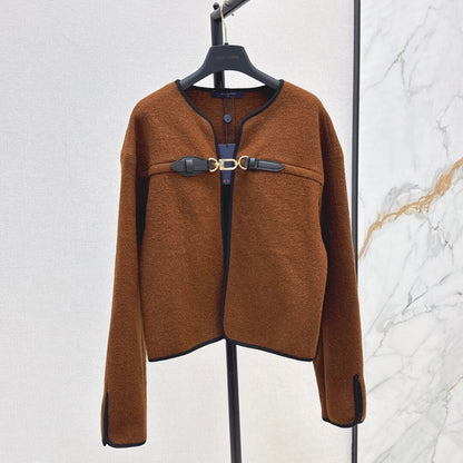 Vintage Classic Buckle Cape Coat