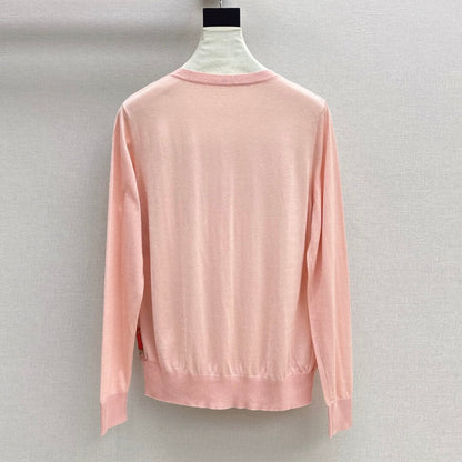 Classic Symmetrical Print Tencel Cardigan