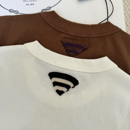 Vintage Distressed Letter Print T-Shirt