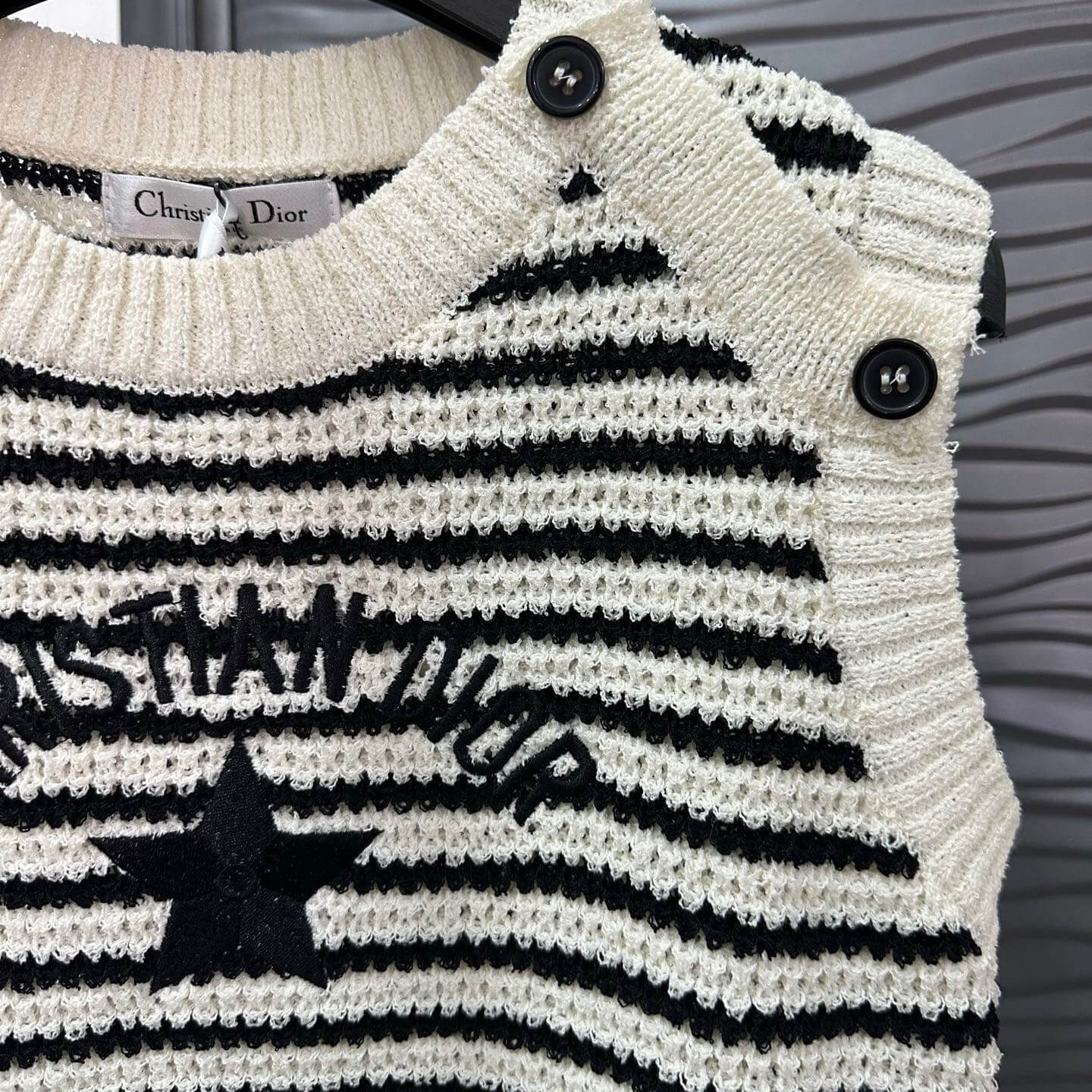Casual Style Striped Knitted Vest