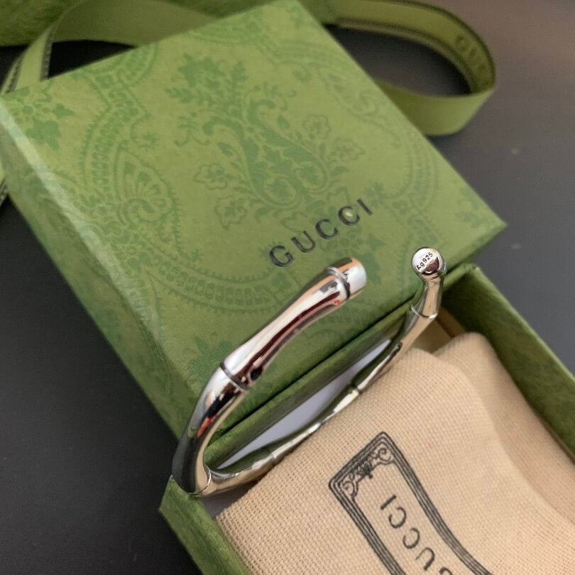 Vintage Bamboo-Joint Open Bangle