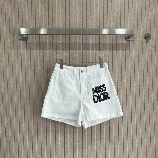 Classic White Pocket Shorts