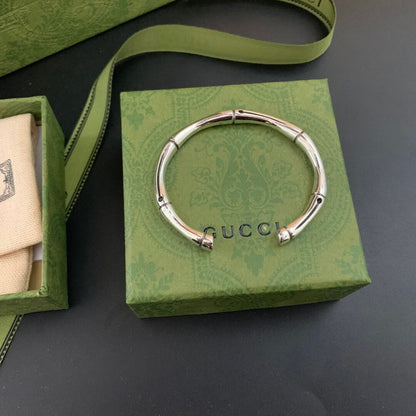 Vintage Bamboo-Joint Open Bangle