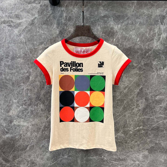 Multi-Color Element Print T-Shirt