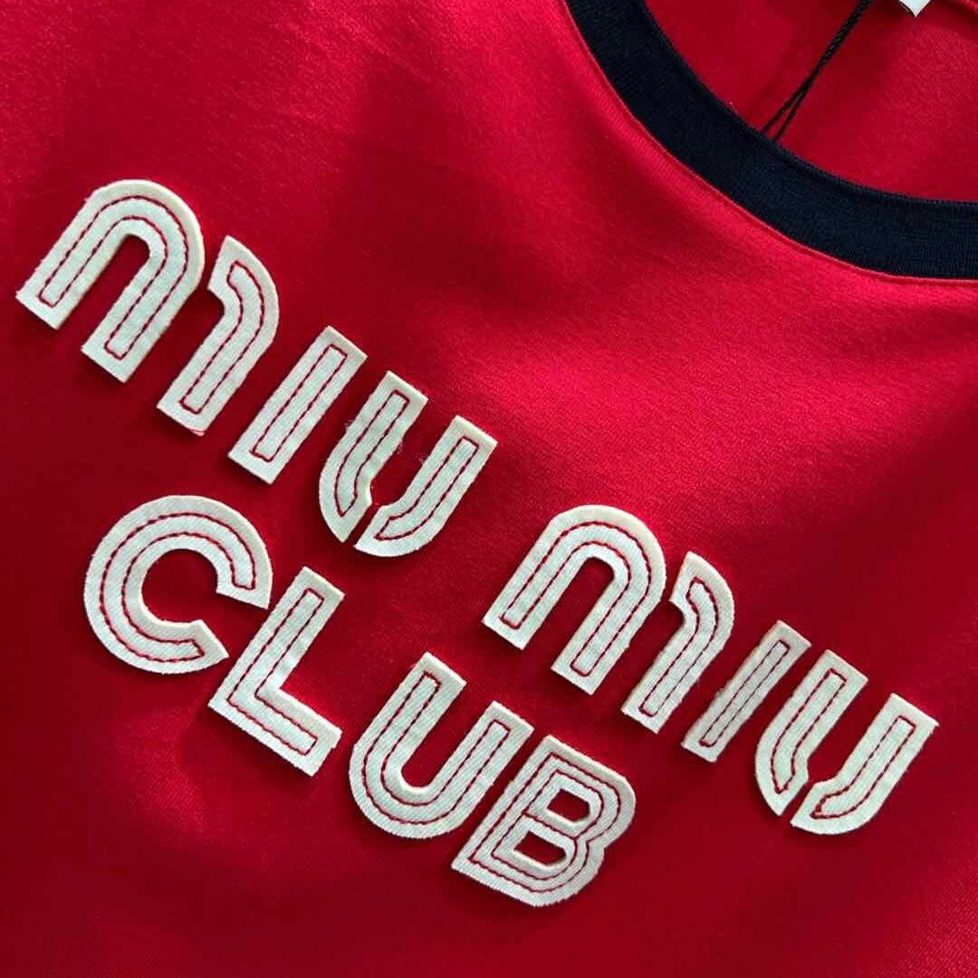 3D Craftsmanship Shoulder Sleeve Color Block T-shirt