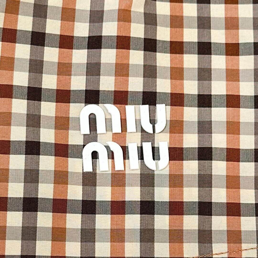 Classic Plaid Drawstring Mini Skirt
