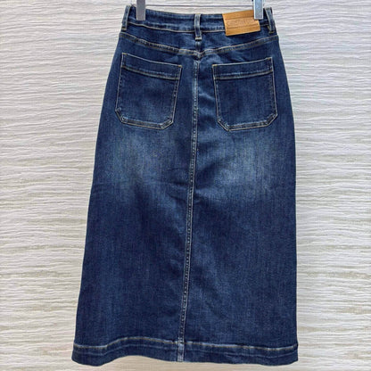 Dual Webbing Patchwork Skirt