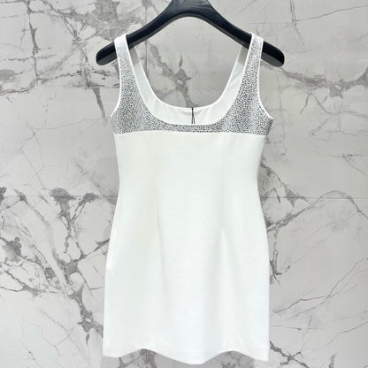 Sequin-Embellished Cutout Mini Dress