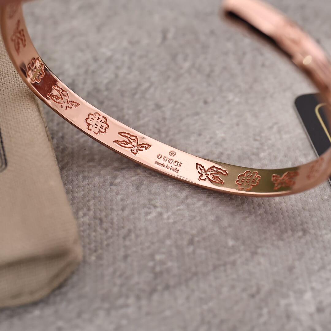 Vintage Engraved Open Bangle