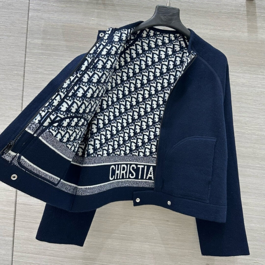 Classic Reversible Knit Jacket