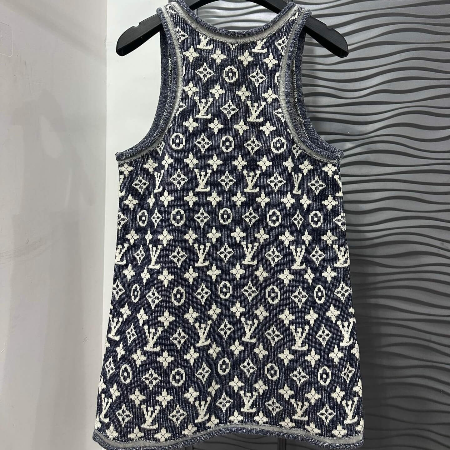 Vintage All-Over Print Chain Vest