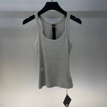 Sanskrit Embroidered Ribbed Vest