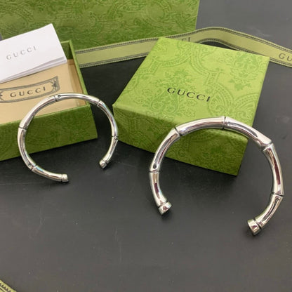 Vintage Bamboo-Joint Open Bangle