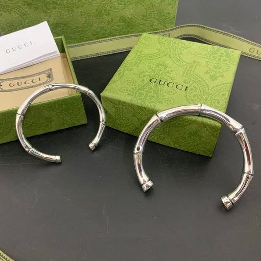 Vintage Bamboo-Joint Open Bangle