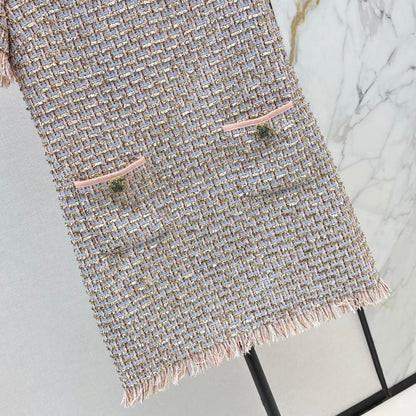 Exquisite Socialite-Style Beaded Dress