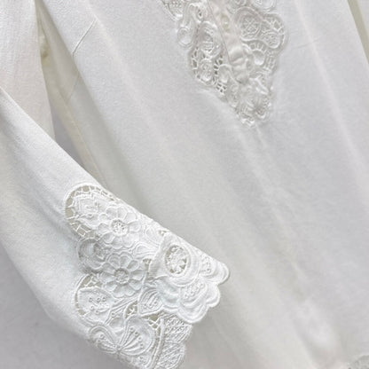 Elegant Heavy-Embroidered Full-Coverage Dress