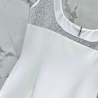 Sequin-Embellished Cutout Mini Dress