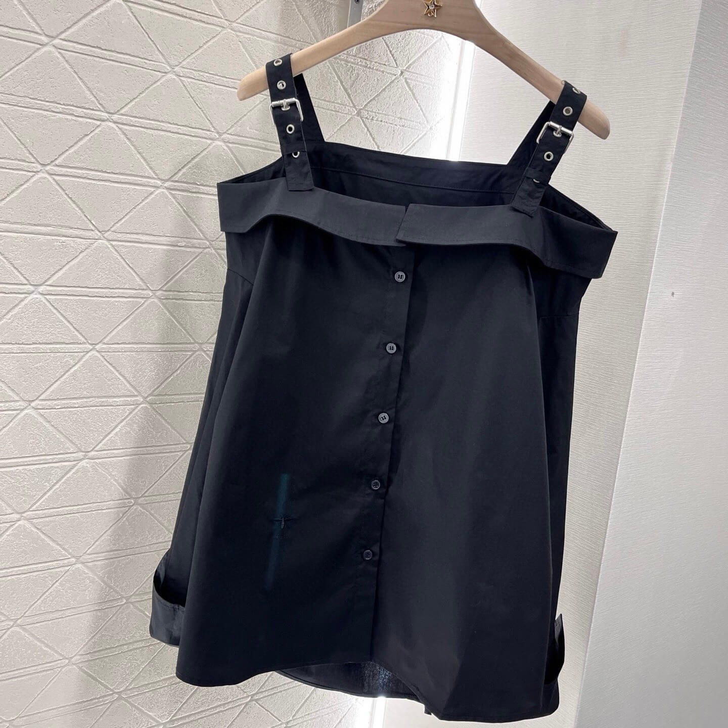 Trendy One-Shoulder Strap Blouse