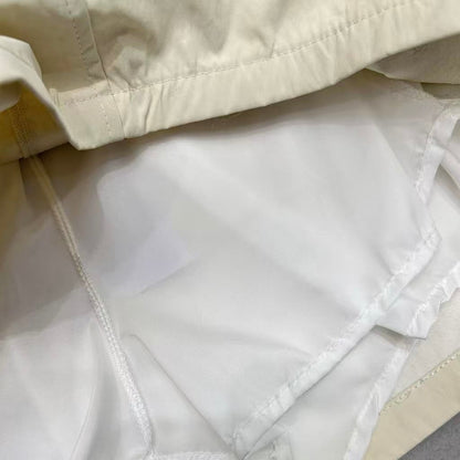 Vintage Bow-Embellished Elastic Waist Short Skirt