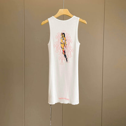 Bestselling Sexy Goddess Graffiti Print Dress