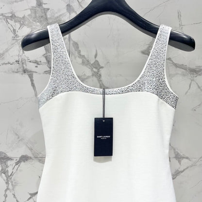 Sequin-Embellished Cutout Mini Dress