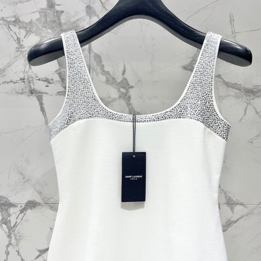 Sequin-Embellished Cutout Mini Dress