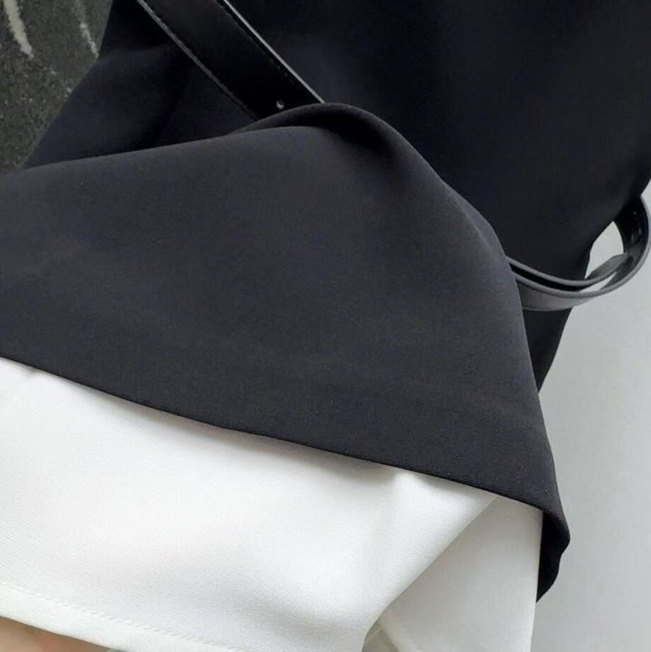 Elegant Black Dress with Diamond Accents