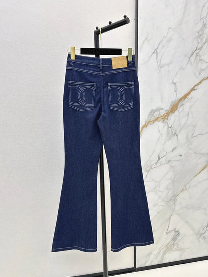 Signature Pocket Stitch Flared Jeans
