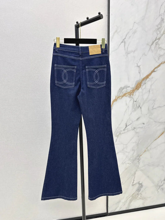 Signature Pocket Stitch Flared Jeans