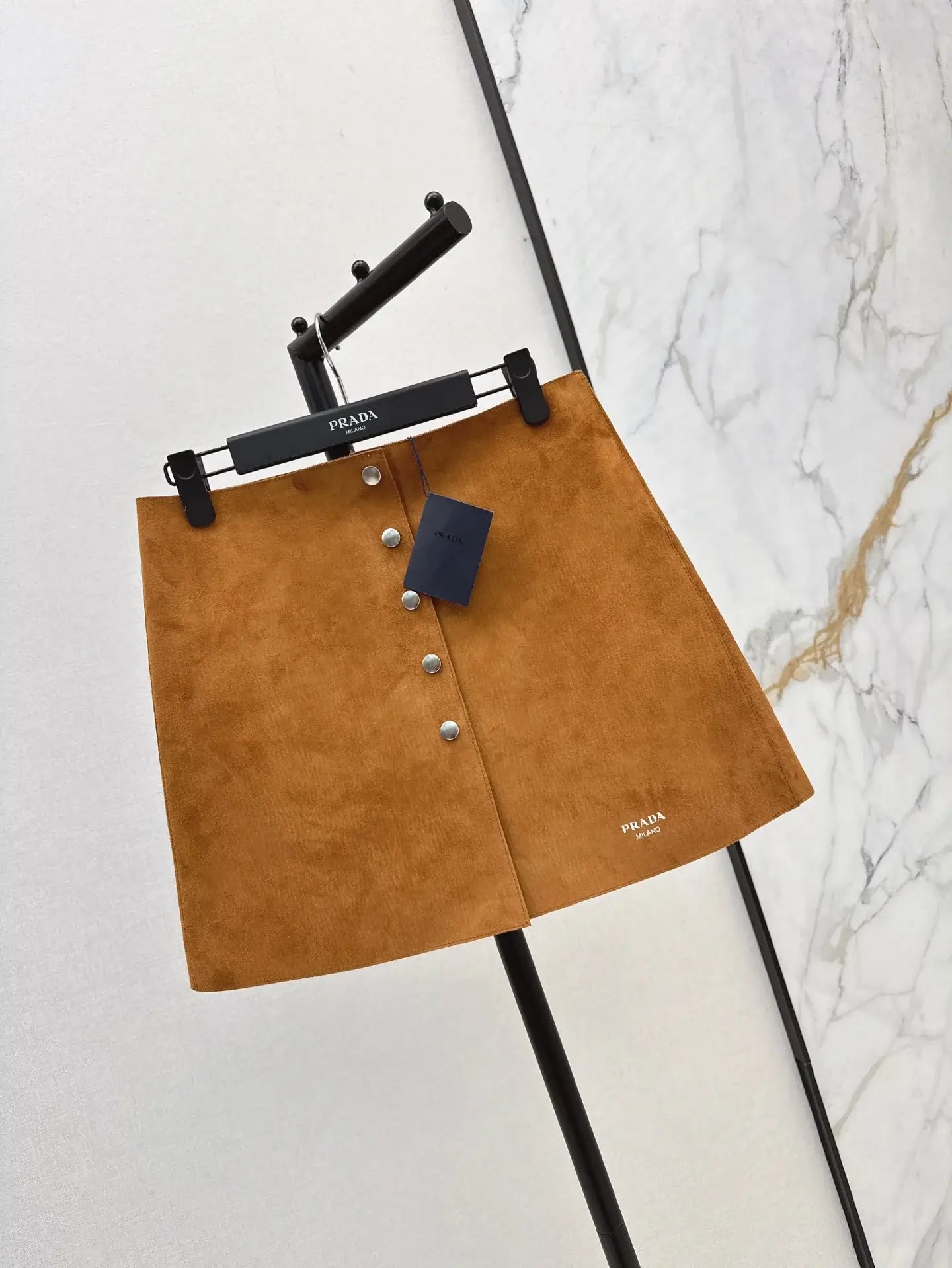 Minimalist Premium Lambskin Mini Skirt